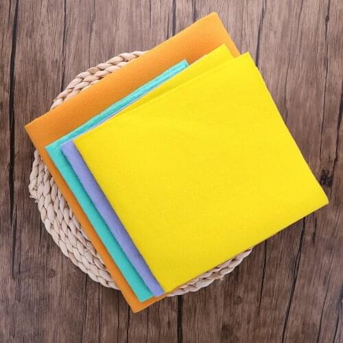 TCHY Nonwoven Towel Cleaning Cloth 30*30cm Quick Dry Towel Absorbent Scouring Pad Shammy Wash Clean Tool Kitchen Anti-grease