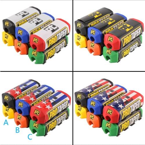 Pro Taper 1 1/8" Handlebar Fat Bar Pad Slider Grip For CRF RMZ YZF ATV Dirt Pit BikeMotorcycle Motocross Enduro SM Protaper