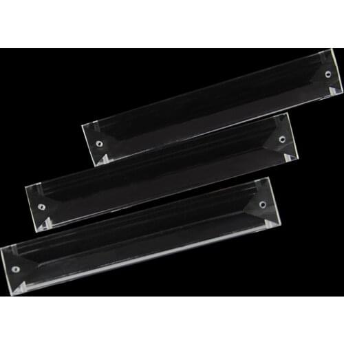 Clear In 2 Holes Triangular strip Hot Sale Glass Crystal Wedding & Home Decoration Chandelier Prisms