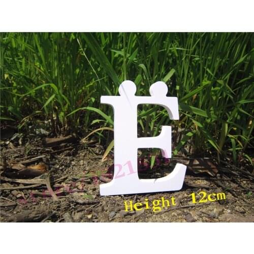 Russian Letter alphabet Height 12cm Home Decor Decoration artificial Wood Wooden White Letters Alphabet Wedding Birthday