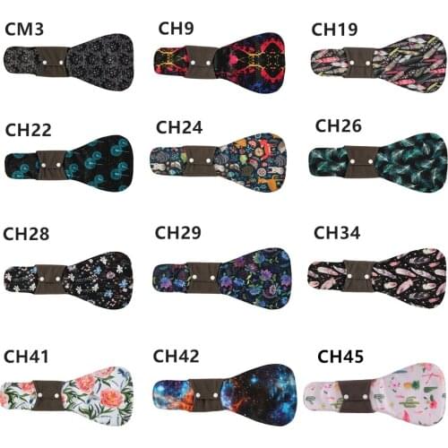 [Sigzagor] 5 XXL Cloth Menstrual Pads Sanitary Bamboo Charcoal Reusable Overnight Post Partum 16in