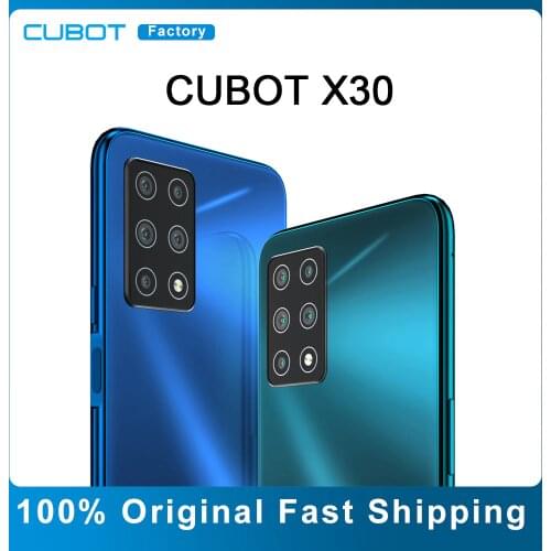 CUBOT X30 Nfc Smartphone 4g Global Band Mobile Phone 128gb Five Rear AI Camera 6.4" Fullview Display Android 10 Cell Phones