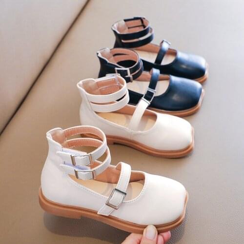 2012 Autumn New girls square head high-top Roman baby girl fashion soft sole simple princess leather shoes DD1020