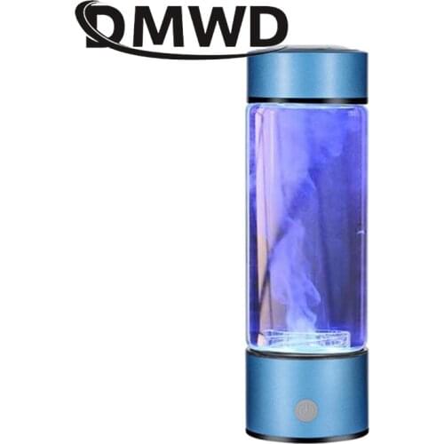 Japanese Titanium Hydrogen Generator H2-Rich Water Cup Ionizer Maker Super Antioxidants ORP Alkaline Bottle Electrolysis Drink