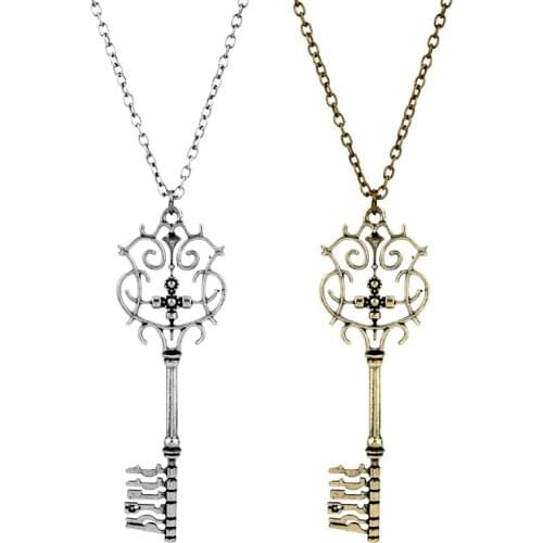 MQCHUN Jewelry The Nutcracker and the Four Realms Necklace Jewelry Mysterious Key Pendant Necklace Cosplay Accessories for Women