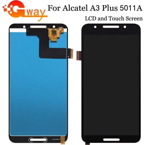 100% Tested 5.5" For Alcatel A3 Plus 5011 5011A 5011X LCD DIsplay + Touch Screen Digitizer Assembly Phone Spare Parts+Free Tools