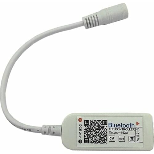 3 pcs DC12V LED Mini Bluetooth RGBW LED Controller OS/Android WIFI LED RGB Controller For RGB LED Strip Light 4-Way 5-Pin