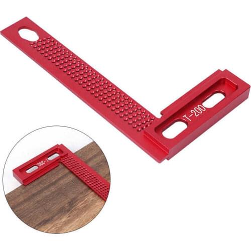 Hole Ruler Measuring Tool Woodworking Accessory Wear-Resistant Rust-Proof Aluminum Alloy Woodworking Accessory
