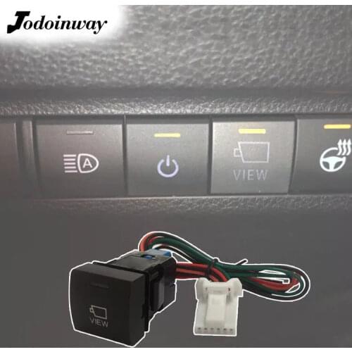 Car Camera View Button Instrument Control View Switch Accessories For Toyota Camry 2018 For Avalon Rav4 2019 2020