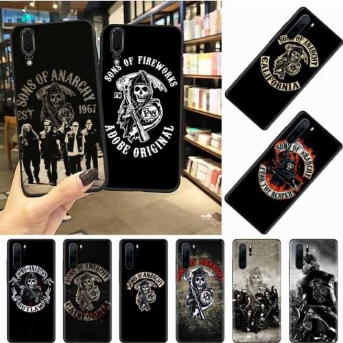 American TV Sons of Anarchy coque shell cover capa Phone Case For Huawei honor Mate P 10 20 30 40 Pro 10i 9 10 20 8 x Lite