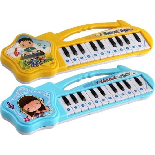 Kids Piano 13 Keys Mini Electronic Organ Musical Piano Teaching Keyboard With Microphone Educational Toys For Children gift