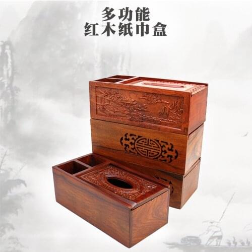 Dispenser Drawer Tissue Boxes Dining Cover Home Storage Tissue Paper Tissue Boxes Napkin Holder Wooden Servilletero Home Decor