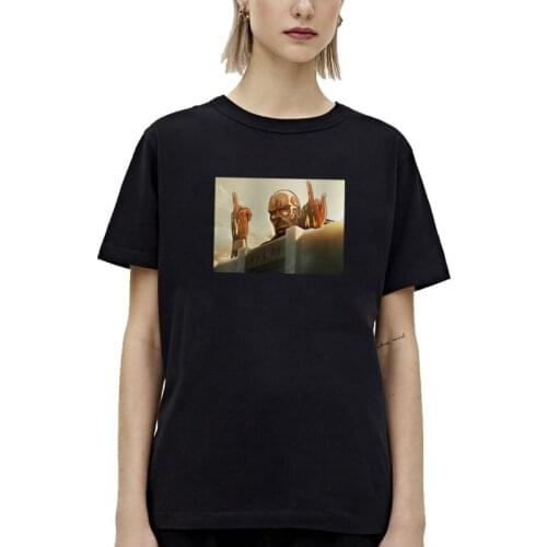 Funny Colossal Titan Hot Anime Attack On Titan Printed T-Shirt Casual O-neck Short Sleeve Tees Harajuku Unisex