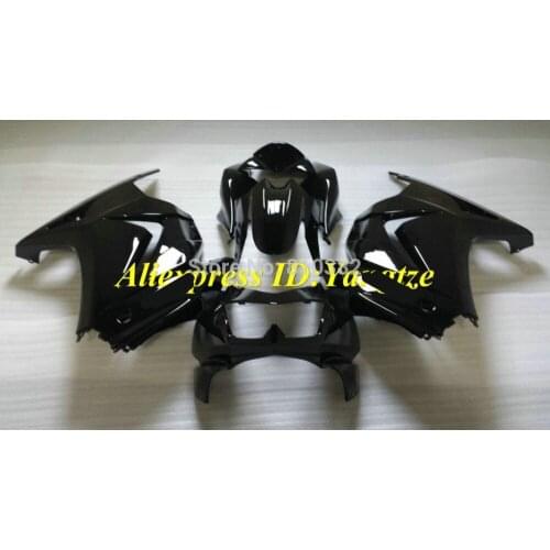 Injection Mold Fairing kit for KAWASAKI Ninja ZX250R 08 09 10 11 12 ZX 250R EX250 2008 2012 Gloss black Fairings set+gifts VX16