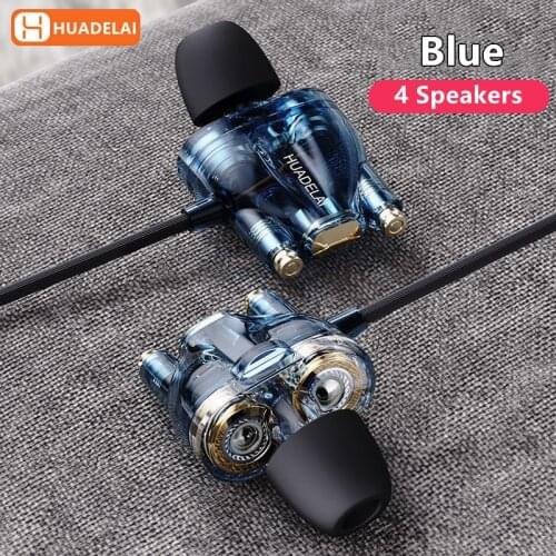 NEW Earphone Universal 3.5mm In-Ear Stereo Earbuds Built-in Microphone High Quality Wired Earphones Headset Headphones