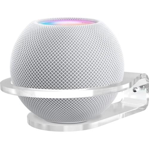 Transparent Acrylic Bracket For HomePod Mini Smart Speaker Wall Mount Stand Durable Sound Box Support Holder For Home Pod Mini