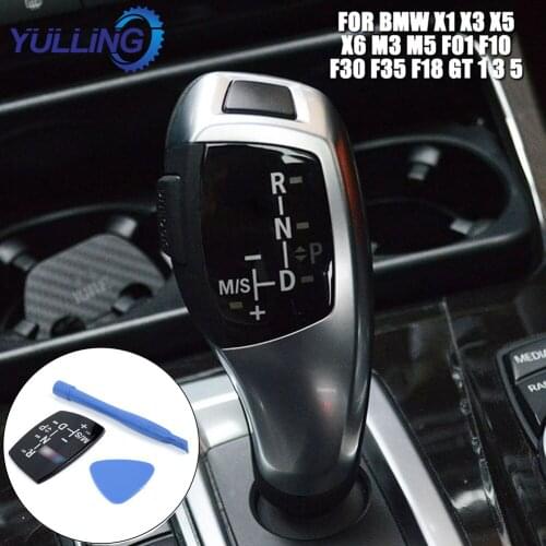 Shift Knob Panel Sticker Cover Parts Set Car Trucks Gear For BMW X1/X3/X5/X6/M3 Interior Accessories Trim Decoration
