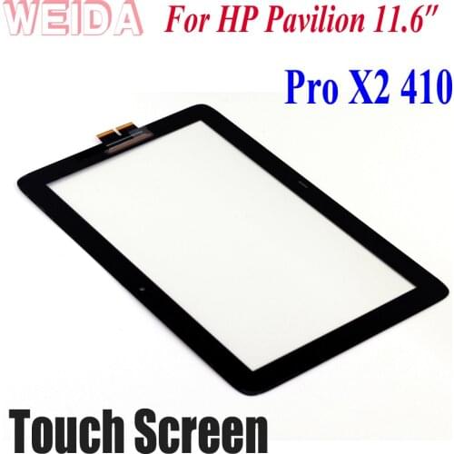 WEIDA Touch Digitizer For HP Pavilion Pro X2 410 G1 Touch Panel Only 11.6" Screen Replacement