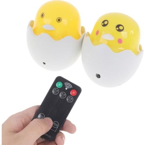 Timing LED Night Light 110V 220V Yellow Duck EU US Plug Socket Wall Lamp With Remote For Childrens Cartoon Creative Gift