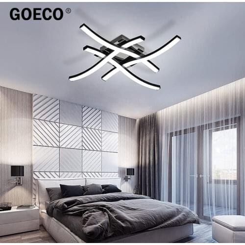 LED Modern Ceiling Lamp For Living Room Bedroom Dining Room Kitchen Forked Shaped Design Nordic Indoor Light Chandelier 24W 220V
