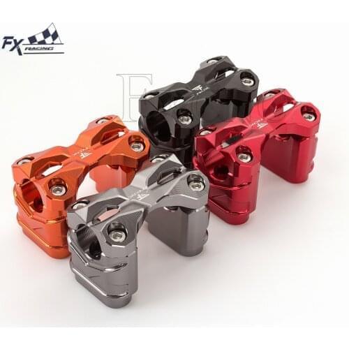 28mm 1-1/8" Handlebar Handle Bar Risers Fat Bar Clamps Universal Pit Dirt Motorcycle 75 80 85 90 100mm For EXC YZF CRF KLX RZM