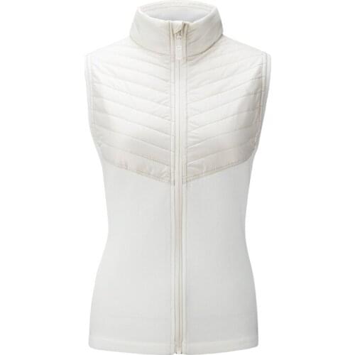 Women Lightweight Quilted Padded Vest Stand Collar Zip Up Front Puffer Vest Sleeveless Ladies Short Vest Female Clothing