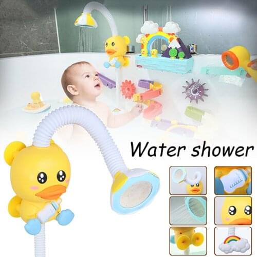 Automatic Water Spraying Toy Lovely Cartoon Animals Electric Bath Toy Great Gifts for Baby Toddler NSV