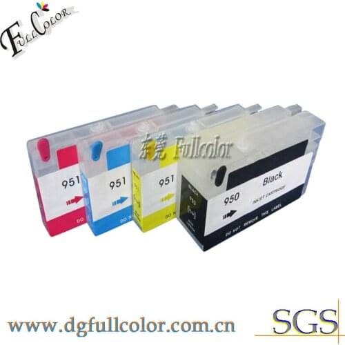 Free shipping Officejet Pro 8100 / 6100 / 8600 Refillable Ink Cartridge 950 / 951