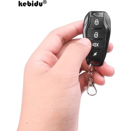 Kebidu 433MHz Remote Control EV1527 Learning Code 4 Button Switch 50M RF Transmitter Wireless for Smart Home Garage Door Opener