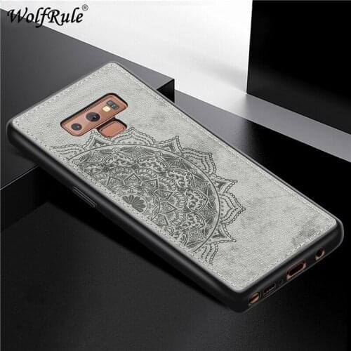 Cover For Samsung Galaxy Note 9 Hard Phone Case For Samsung Note 9 Shcokproof Soft TPU Fabric Texture Cover SM-N960F 6.4"