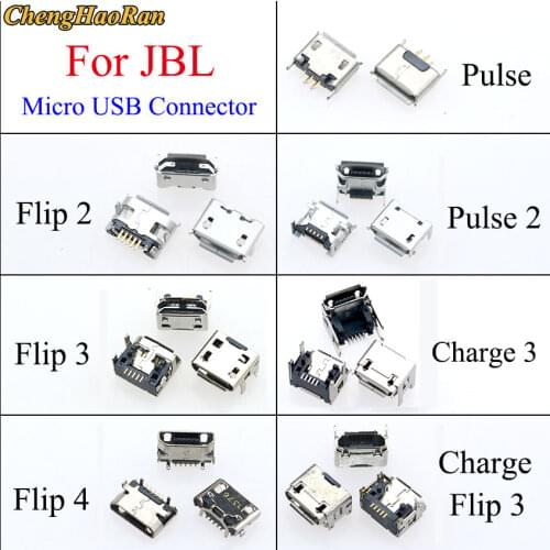 ChengHaoRan For JBL Charge FLIP 3 2 4 Pulse 2 Bluetooth Speaker Micro USB Jack Dock Charging Port Charger Connector Repair parts
