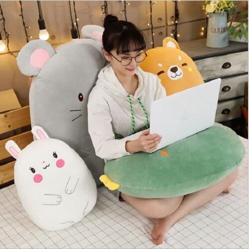 80 CM Year of the rat mascot Mouse dinosaur toy plush toy rabbit doll Doll cartoon animal pillow souvenir