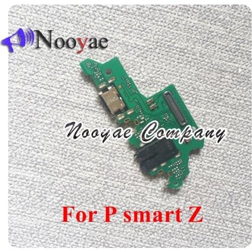 For Huawei P Smart Z Charger Port USB Plug Charging Connect Microphone Headphone Jack Board Flex Cable 5pcs/lot