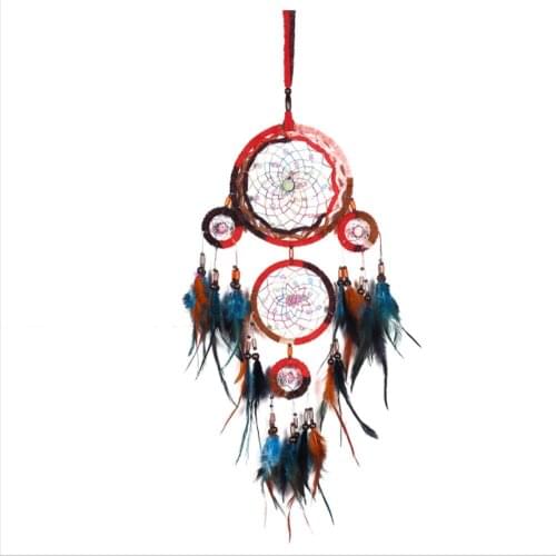 Home Living Room Bedroom Dream Catcher Pendant Craftsmanship Feather Wind Chimes Creative Gift Wall Decoration Tapestry