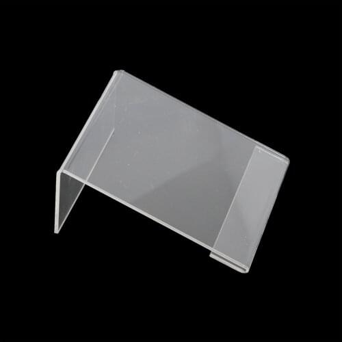 L 10x10cm Perspex Acrylic Plastic Food Tag Stand Holder Name Card Display Stands