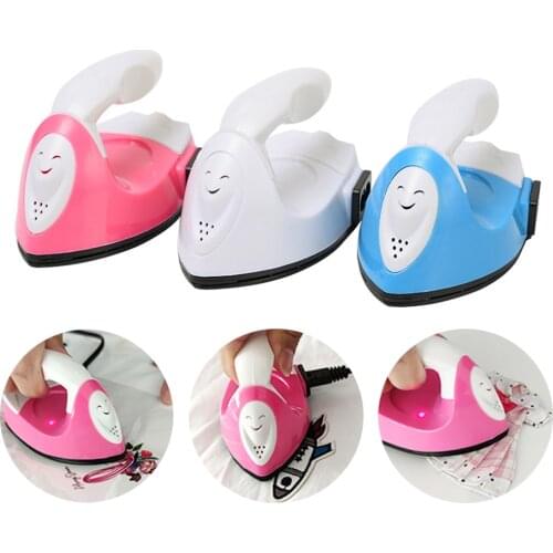 Mini Hot fix Rhinestone Applicator EU/US Plug Hot Fix Rhinestones Glass Diamond Tool Hotfix Applicator for Patches Garment Stone