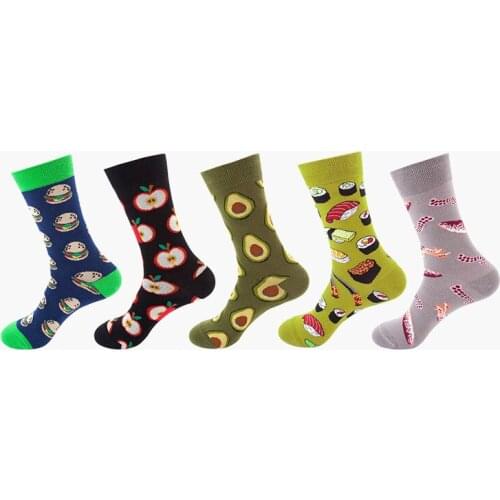 Fashion Magic Cycling Yoga Football Oil Painting Series Sports Stockings Mens Tube Calcetines Ciclismo Camping Meias Socks Sac