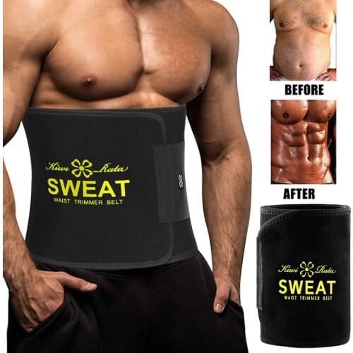 Neoprene Sauna Waist Trainer Corset Sweat Belt for Men Weight Loss Compression Trimmer Workout Fitness slimming Shapewear