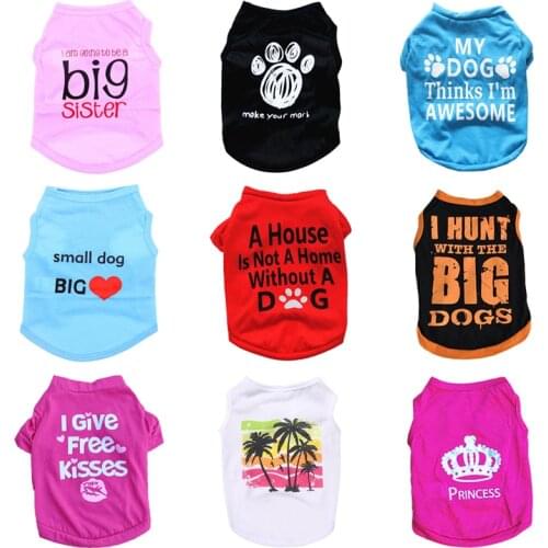 Small Dog Clothes Summer Pet Clothing For Dog Vest Winter Warm Dogs Pets Clothing Chihuahua Yorkshire Clothes For Dogs Costume