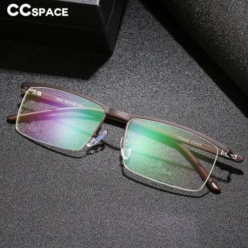 49612 Retro Business Metal Square Glasses Frame Men and Women Optical Fashion Computer Eyeglasses