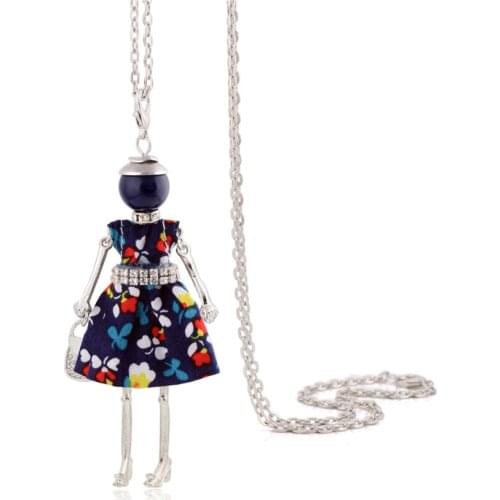 Statement French Charm Necklace For Women Girl Cute Pendant Fashion Jewelry 2020 New Arrival Accessory Wholesale