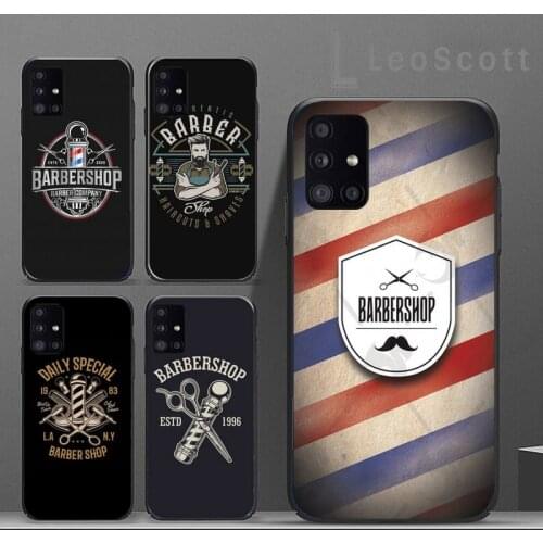 Barber Shop Hair Stylist Salon Phone Cases For Samsung A50 A51 A71 A31 A21S S8 S9 S10 S20 S21 Plus Fe Ultra 4G 5G