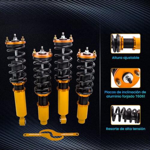 New 4pcs Coilover Kits For Honda CR-V 1996-2001 Adjustable Height Coilover Suspension Shock Absorber