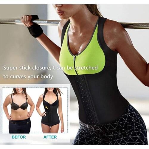 Sweat Hot Slimming Belt Body Shaper Neoprene Sauna Gym Sport Workouts Fajas Push Up Vest Waist Trainer Tummy Belly Girdle Corset