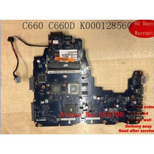 Working Tested Motherboard For Toshiba Satellite C660 C660D Motherboard + E-450 LA-6846P K000128560