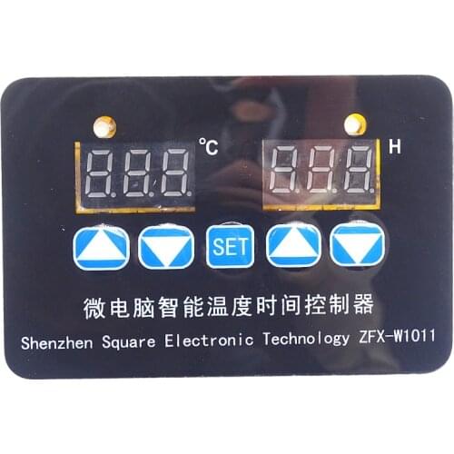 ZFX-W1011 Temperature and Time Controller Adjustable Electronic Temperature Control 24V 220V