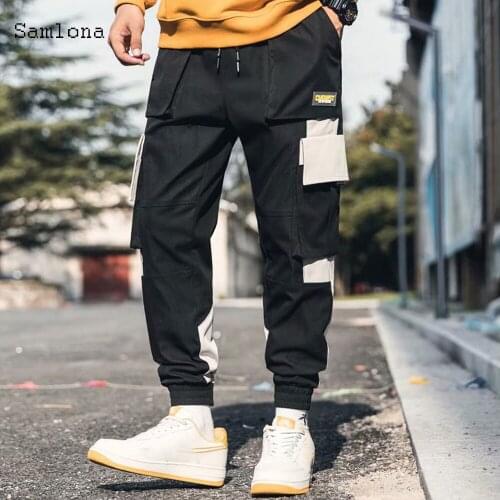 Мужские штаны шаровары Samlona China At AliExpress