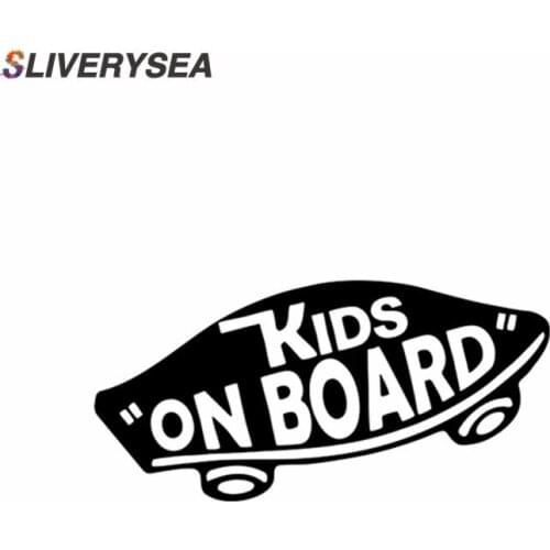 SLIVERYSEA INTERNAL Kids On Board Baby on Board Car Stickers Warning Viny Decals Funny for Car Body Motorcycle Window
