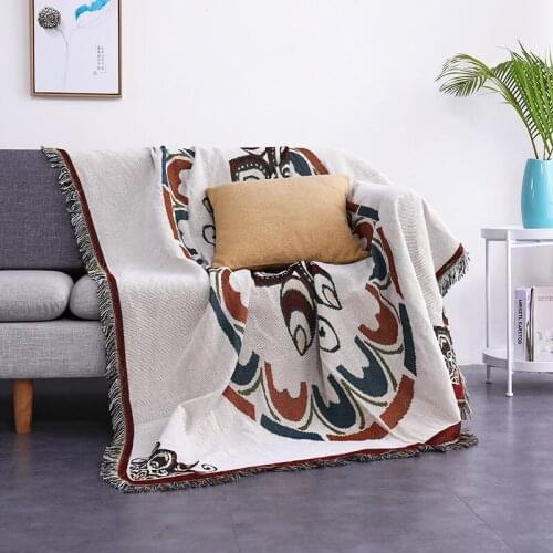 Modern Living Room Chaircase Settle Bench Plaid Covering Furniture Protector Case Beach Shawls Rugs