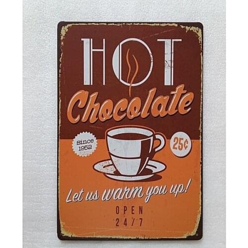 Generic Vintage Metal Poster Wall Decor Tin Sign Wall Hanging Bar Cafe Home Decor
